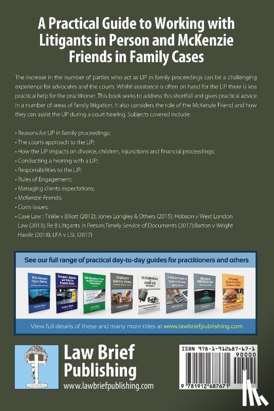 Barlow, Stuart - A Practical Guide to Working with Litigants in Person and McKenzie Friends in Family Cases