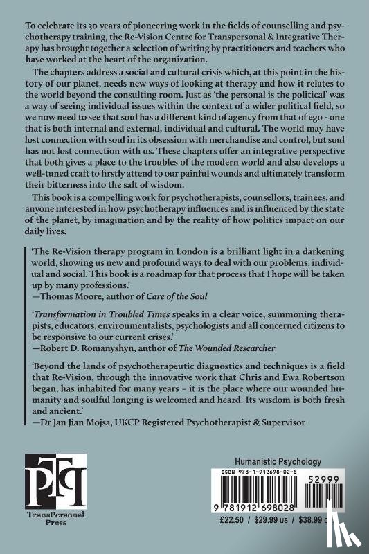  - Transformation in Troubled Times