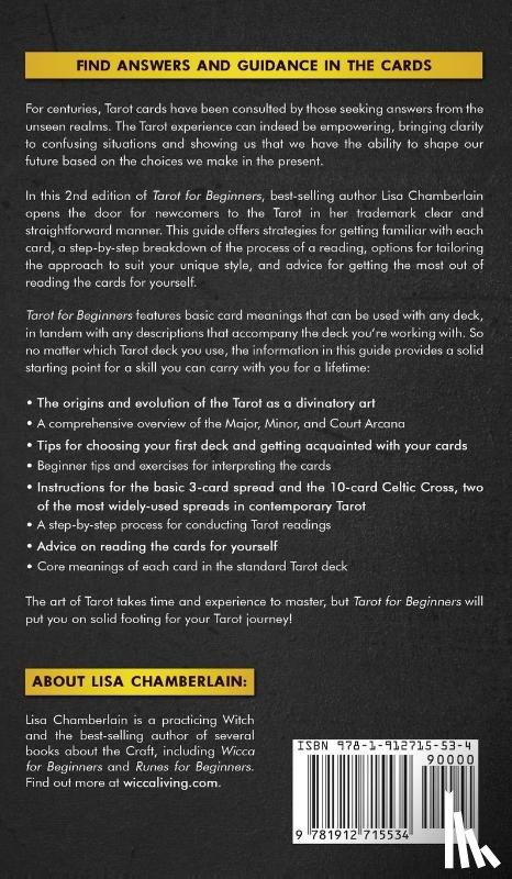 Chamberlain, Lisa - Tarot for Beginners