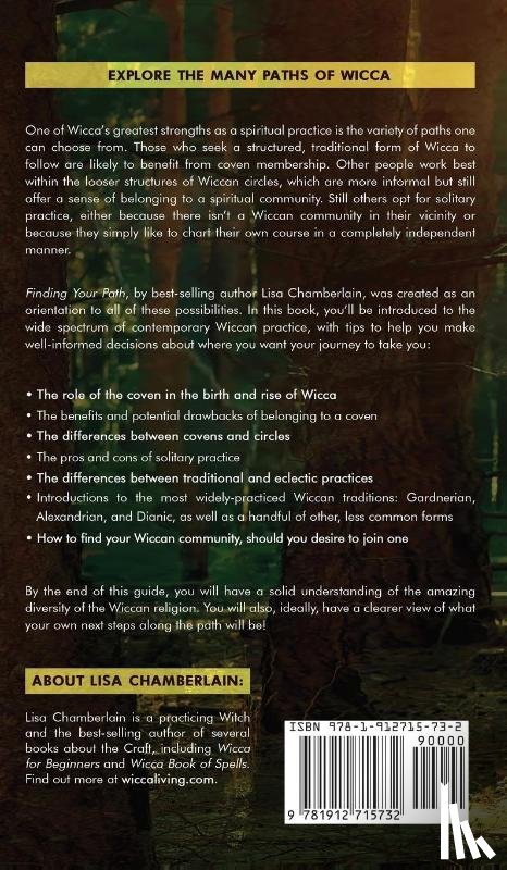 Chamberlain, Lisa - Wicca Finding Your Path