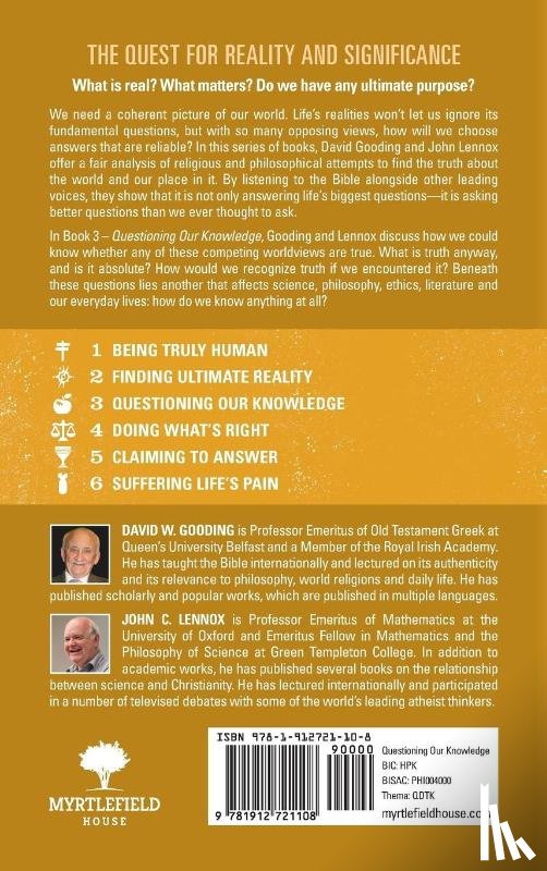 Gooding, David W, Lennox, John C - Questioning Our Knowledge