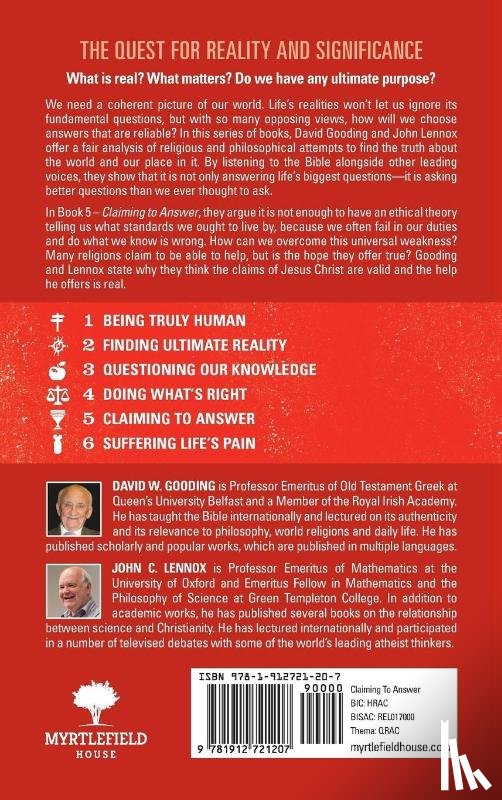 Gooding, David W, Lennox, John C - Claiming to Answer