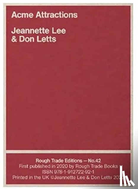 Letts, Jeannette Lee - Acme Attractions - Jeannette Lee & Don Letts (RT#42)