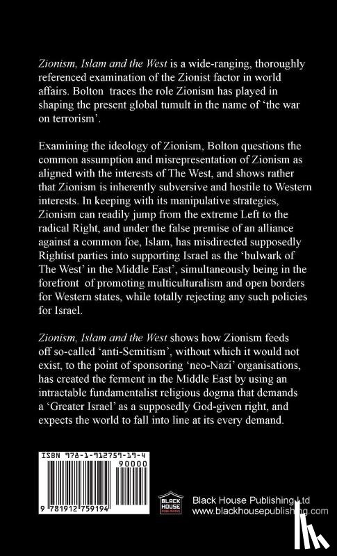 Bolton, Kerry - Zionism, Islam and the West