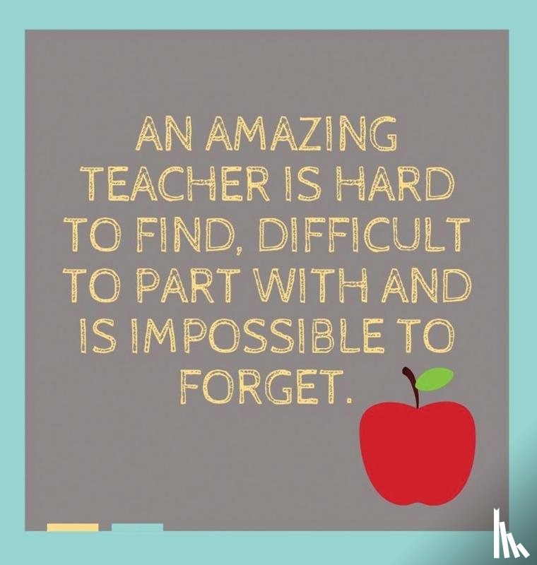 Bell, Lulu and - Thank you teacher book to sign, teacher appreciation book (hardcover)