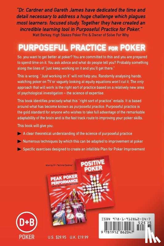 Cardner, Patricia, James, Gareth - Purposeful Practice for Poker