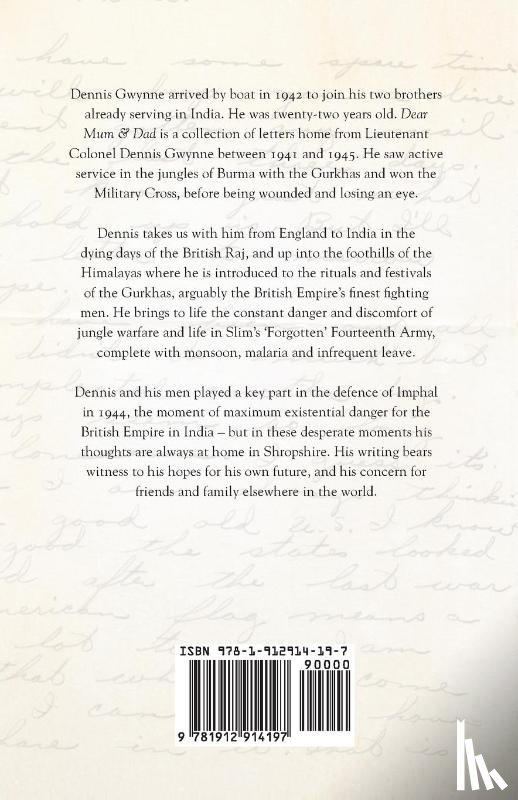 Gwynne, Dennis H - Dear Mum and Dad