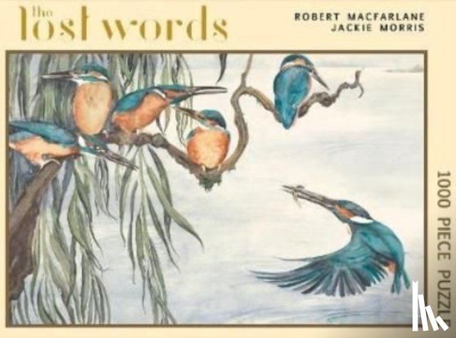 MacFarlane, Robert - The Lost Words 1000 Piece Jigsaw Puzzle: Kingfisher