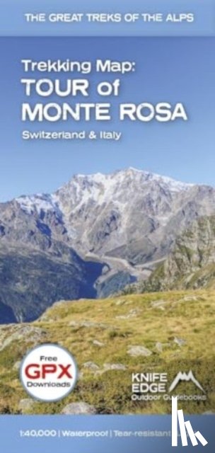 McCluggage, Andrew - Tour of Monte Rosa Trekking Map