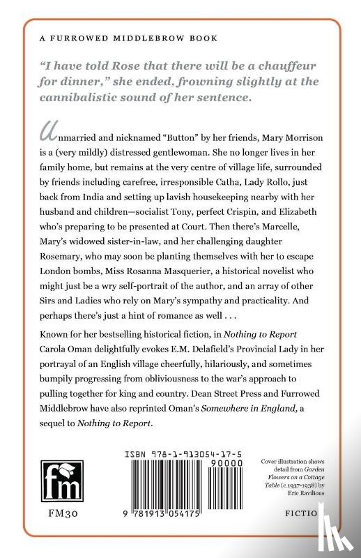 Oman, Carola - Nothing to Report