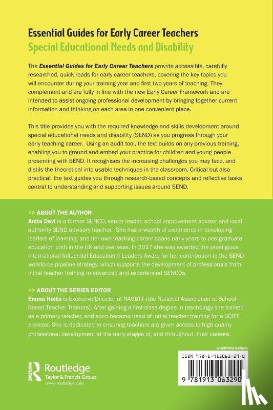 Devi, Anita - Essential Guides for Early Career Teachers: Special Educational Needs and Disability