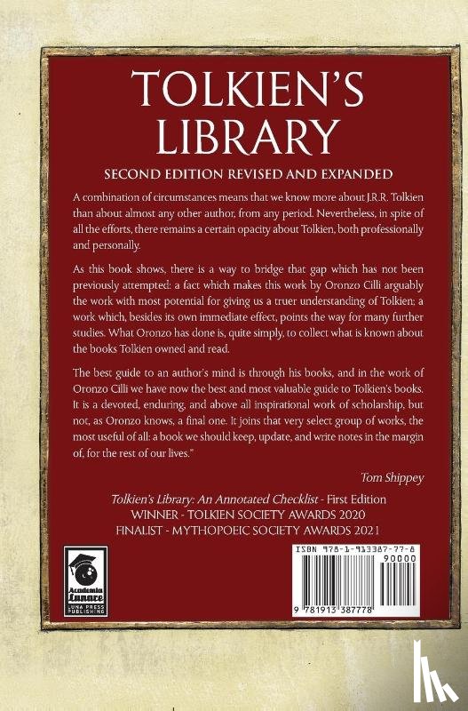 Cilli, Oronzo - Tolkien's Library: An Annotated Checklist