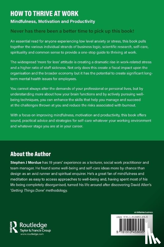 Mordue, Stephen J - How to Thrive at Work