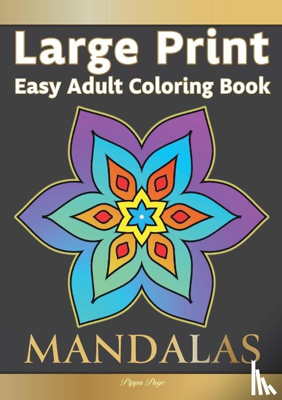 Page, Pippa - Easy Adult Coloring Book MANDALAS