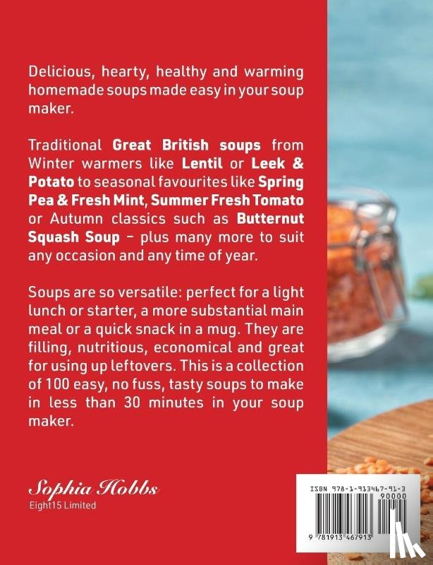 Hobbs, Sophia - Soup Maker Recipe Book