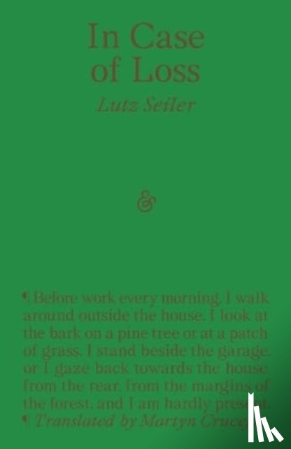 Seiler, Lutz - In Case of Loss