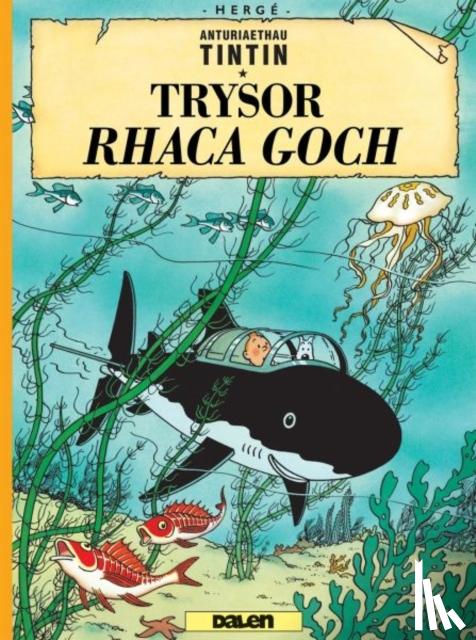 Herge - Cyfres Anturiaethau Tintin: Trysor Rhaca Goch