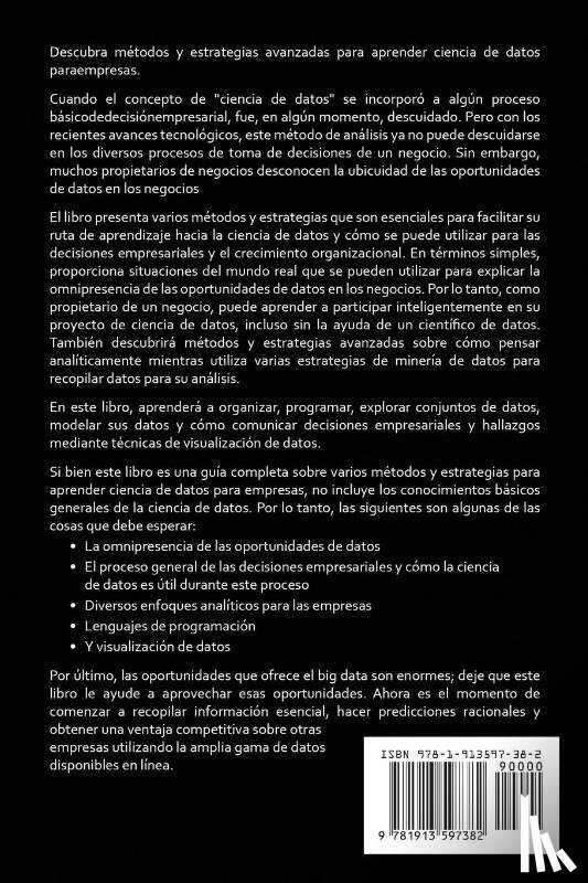 Vance, William - Ciencia de Datos