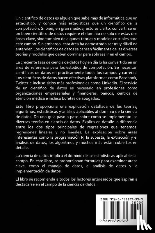 William Vance, Vance - Ciencia de datos