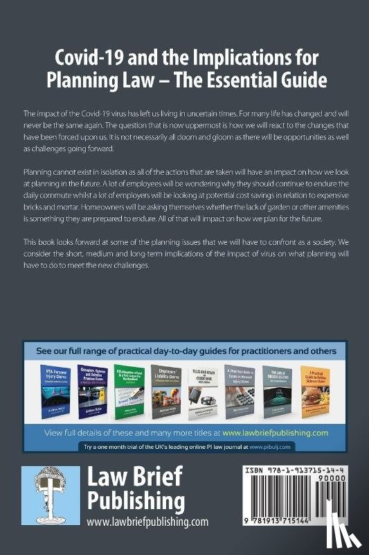 MC Geady, Bob, Lewis, Meyric - Covid-19 and the Implications for Planning Law - The Essential Guide