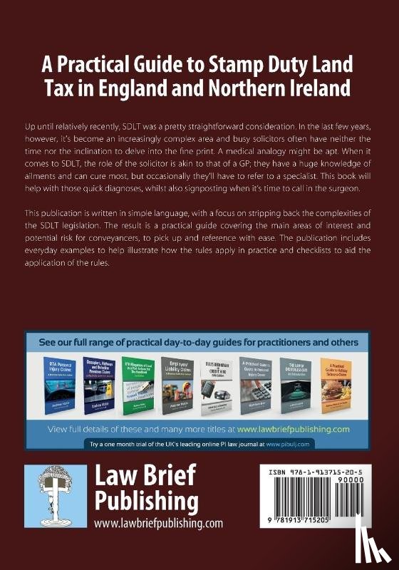 O'Hara, Suzanne - A Practical Guide to Stamp Duty Land Tax in England and Northern Ireland