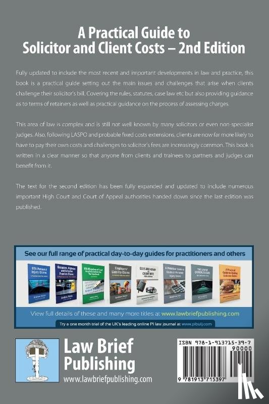 Dunne, Robin - A Practical Guide to Solicitor and Client Costs - 2nd Edition
