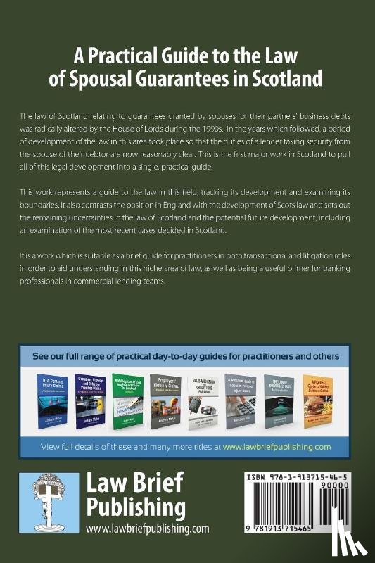 Foyle, Andrew - A Practical Guide to the Law of Spousal Guarantees in Scotland