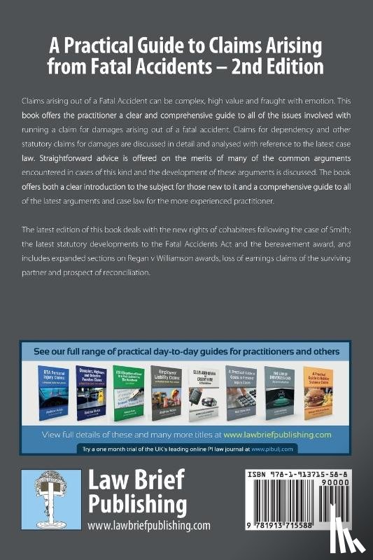 Patience, James - A Practical Guide to Claims Arising from Fatal Accidents - 2nd Edition