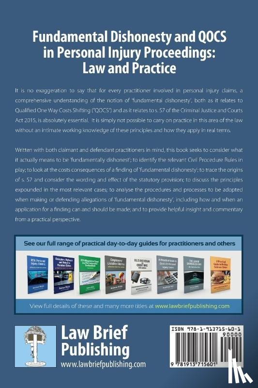 Rowley, Jake - Fundamental Dishonesty and QOCS in Personal Injury Proceedings