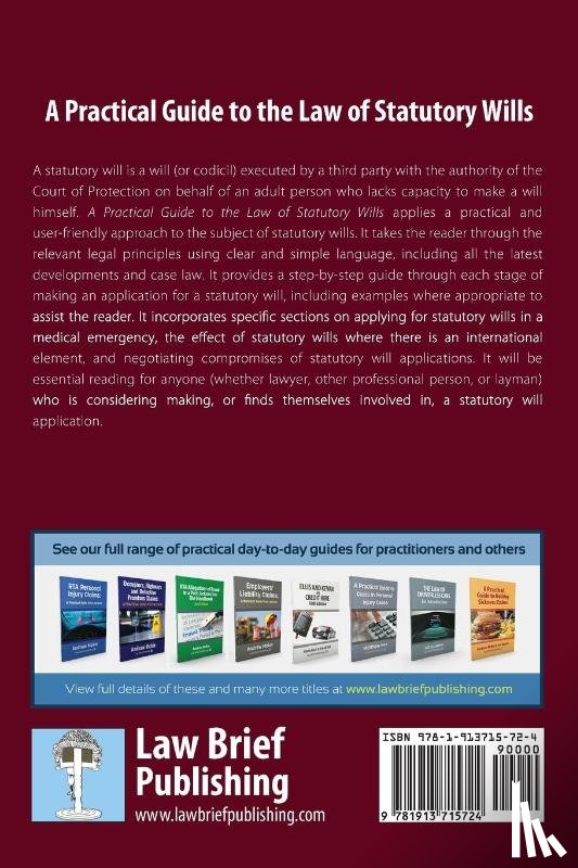 Troup, Alex - A Practical Guide to the Law of Statutory Wills