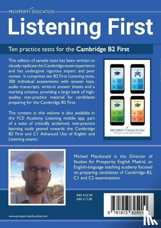 Macdonald, Michael - Listening First: Ten practice tests for the Cambridge B2 First