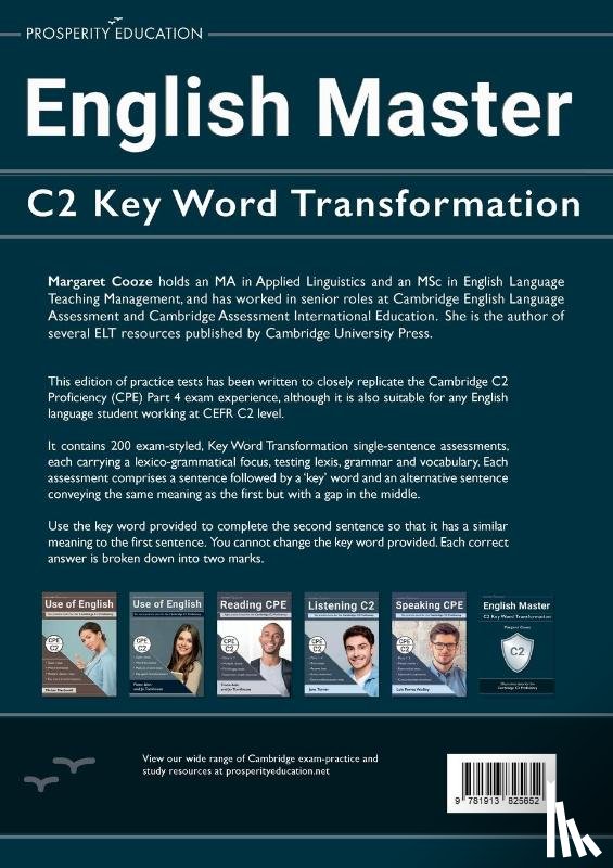 Cooze, Margaret - English Master C2 Key Word Transformation