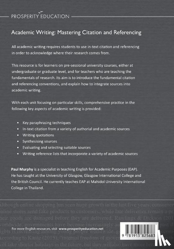 Murphy, Paul - Academic Writing