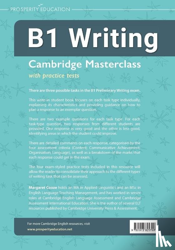 Cooze, Margaret - B1 Writing | Cambridge Masterclass with practice tests