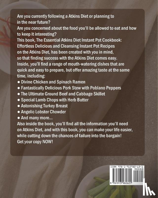 Baldwin, Phyllis - The Essential Atkins Diet Instant Pot Cookbook