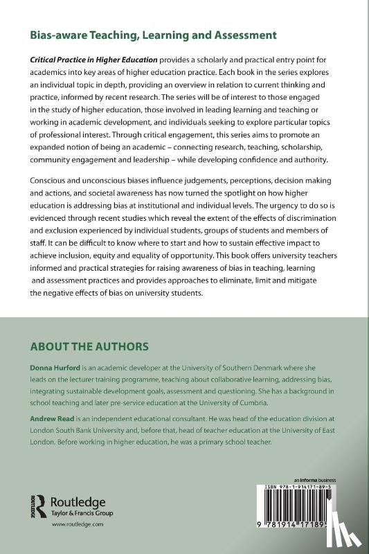 Hurford, Donna, Read, Andrew - Bias-aware Teaching, Learning and Assessment