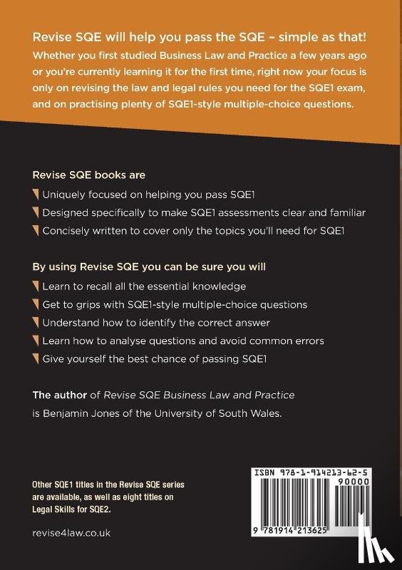 Jones, Benjamin - Revise SQE Business Law and Practice