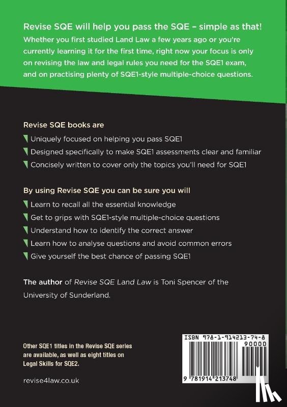 Spencer, Toni - Revise SQE Land Law