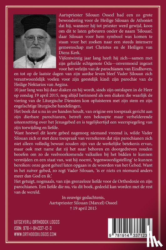 Osseel, Aartspriester Silouan - Catechetisch woord Over Het gebed van het Hart