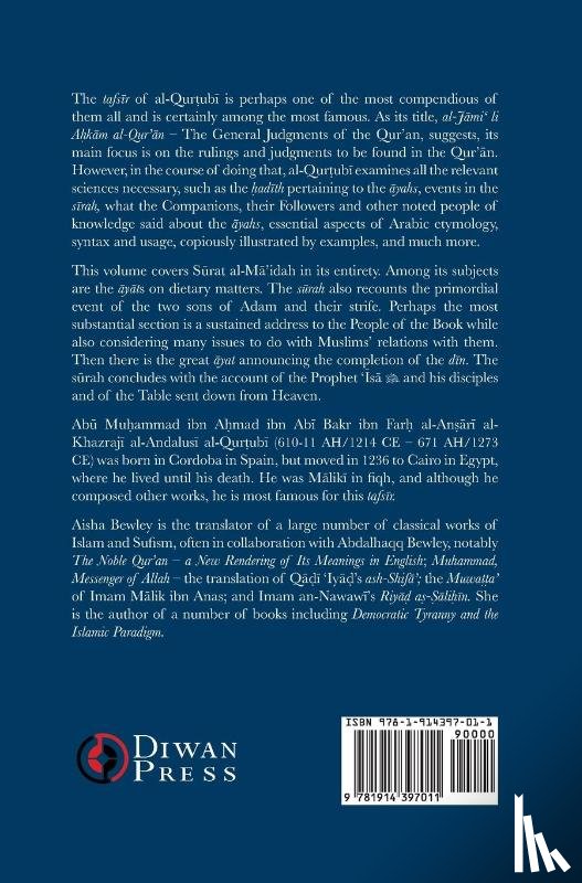 Al-Qurtubi, Abu 'abdullah Muhammad - Tafsir al-Qurtubi Vol. 6