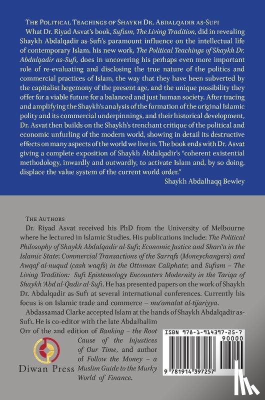 Asvat, Riyad, Clarke, Abdassamad - The Political Teachings of Shaykh Dr. Abdalqadir as-Sufi