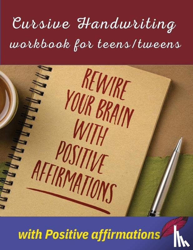 Publication, Newbee - Cursive handwriting workbook for teens/tweens with positive affirmation