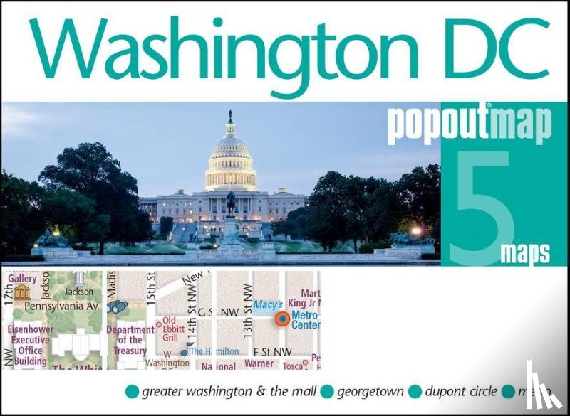 Maps, Popout - Washington DC PopOut Map