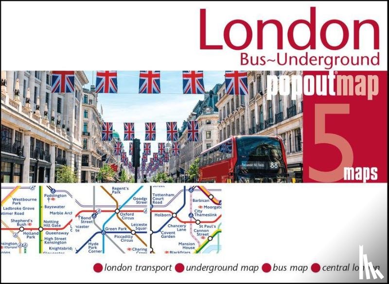 Maps, Popout - London Bus and Underground PopOut Map
