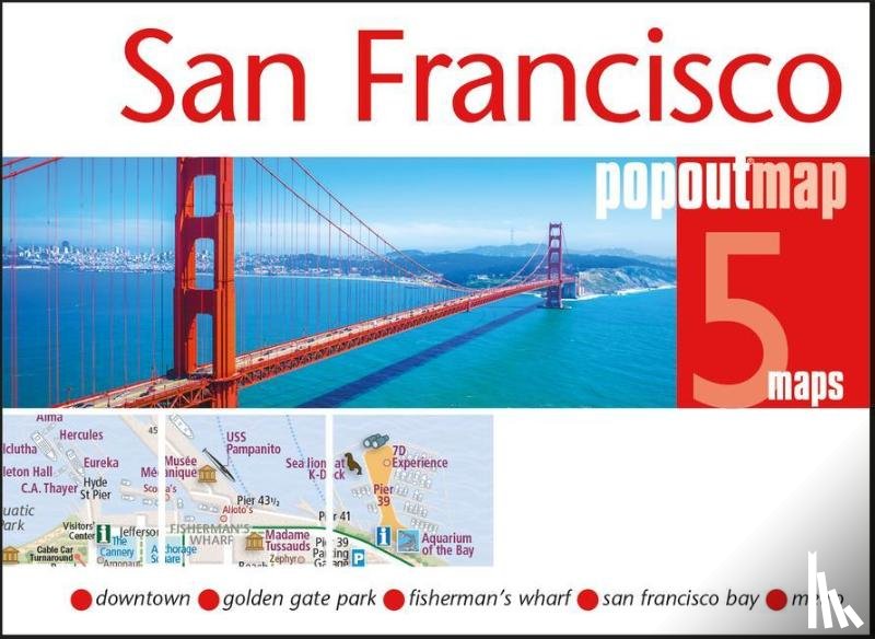 Maps, Popout - San Francisco PopOut Map