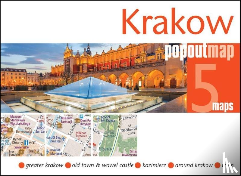 Maps, Popout - Krakow PopOut Map