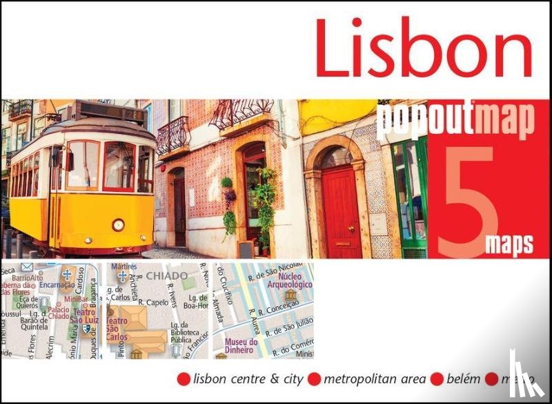 Maps, Popout - Lisbon PopOut Map - pocket-size, pop-up map of Lisbon