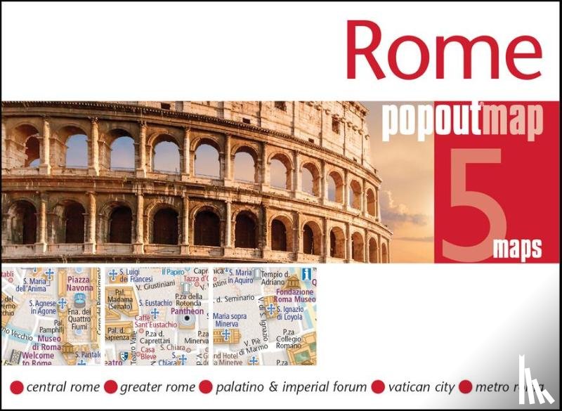 Map, Popout - Rome PopOut Map