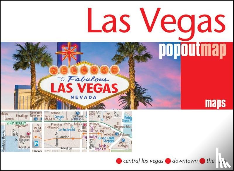 Map, Popout - Las Vegas PopOut Map