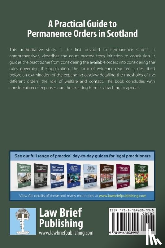 Inglis, Alan - A Practical Guide to Permanence Orders in Scotland
